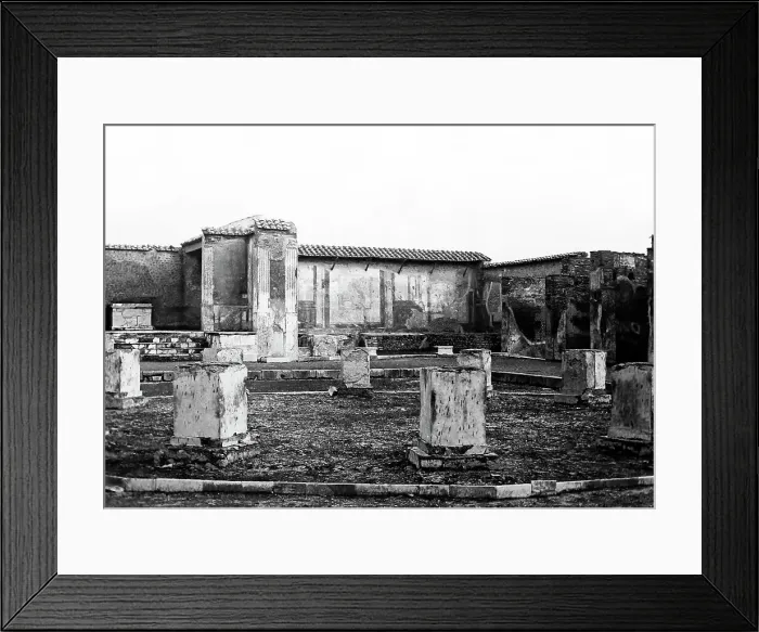 Framed Print : Temple of Augustus, Pompeii, Italy, Victorian period Framed Print : Temple of Augustus, Pompeii, Italy, Victorian period