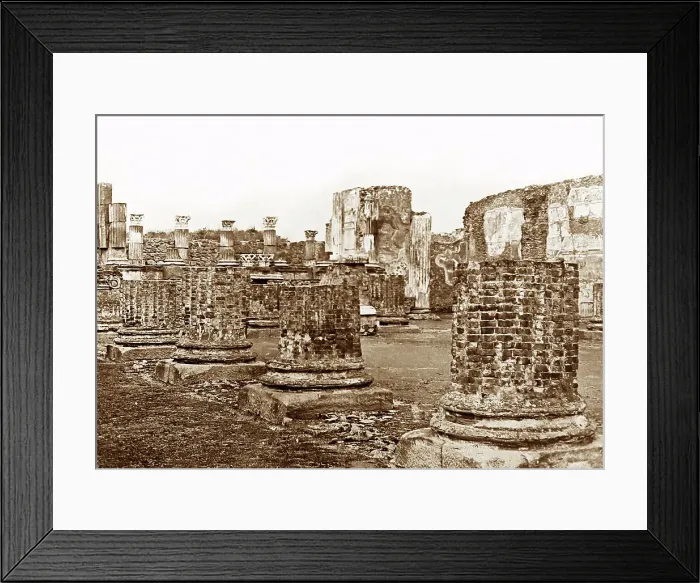 Framed Print : The Basilica, Pompeii, Italy, Victorian period Framed Print : The Basilica, Pompeii, Italy, Victorian period