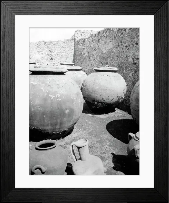 Framed Print : Amphora, Pompeii, Italy, Victorian period Framed Print : Amphora, Pompeii, Italy, Victorian period