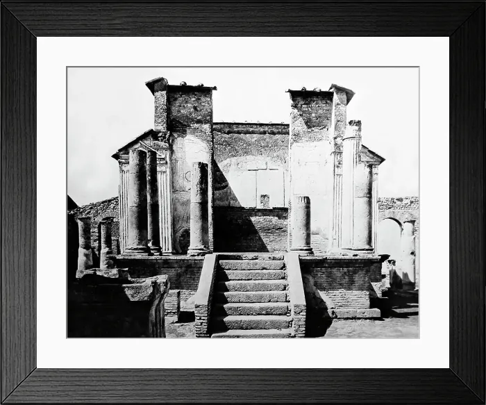 Framed Print : Temple of Isis, Pompeii, Italy, Victorian period Framed Print : Temple of Isis, Pompeii, Italy, Victorian period