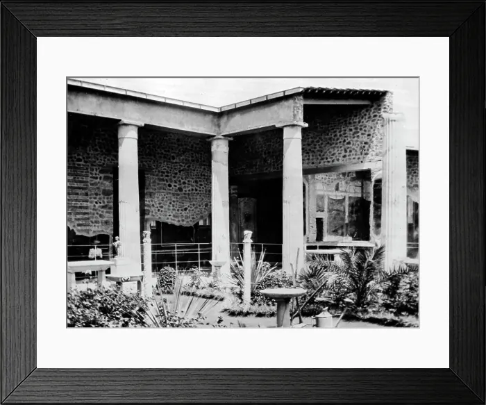 Framed Print : House of the Vettii, Pompeii, Italy, Victorian period Framed Print : House of the Vettii, Pompeii, Italy, Victorian period