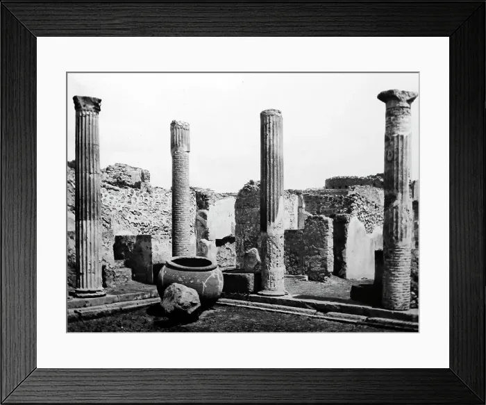 Framed Print : House of the Dyer, Pompeii, Italy, Victorian period Framed Print : House of the Dyer, Pompeii, Italy, Victorian period