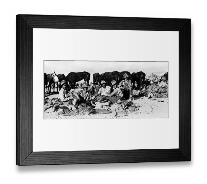 Framed Print : Australian troops in Damascus during the First World War Framed Print : Australian troops in Damascus during the First World War