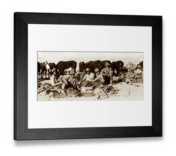 Framed Print : Australian troops in Damascus during the First World War Framed Print : Australian troops in Damascus during the First World War