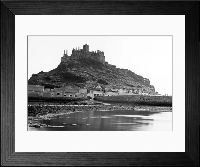 Framed Print : St. Michael's Mount, Cornwall, Victorian period Framed Print : St. Michael's Mount, Cornwall, Victorian period