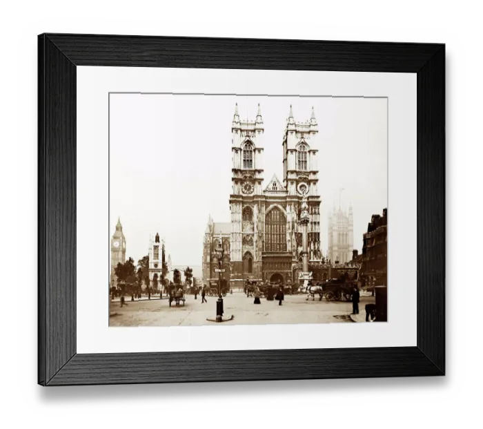 Framed Print : Westminster Abbey, London, early 1900s Framed Print : Westminster Abbey, London, early 1900s
