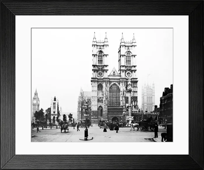 Framed Print : Westminster Abbey, London, early 1900s Framed Print : Westminster Abbey, London, early 1900s