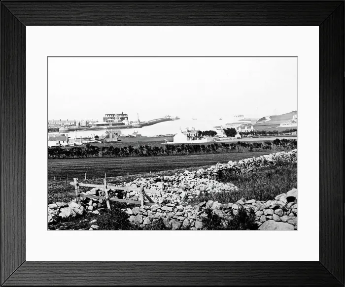 Framed Print : Aberdeen harbour, Scotland, Victorian period Framed Print : Aberdeen harbour, Scotland, Victorian period