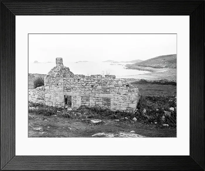 Framed Print : Armorel's Cottage, Scilly Isles, early 1900s Framed Print : Armorel's Cottage, Scilly Isles, early 1900s