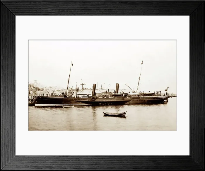 Framed Print : Paddle steamer in Lerwick, Shetland, Scotland Framed Print : Paddle steamer in Lerwick, Shetland, Scotland