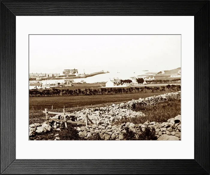 Framed Print : Aberdeen harbour, Scotland, Victorian period Framed Print : Aberdeen harbour, Scotland, Victorian period