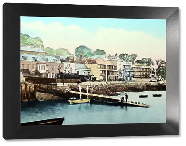 Cowes from the pier, Isle of Wight, Victorian period