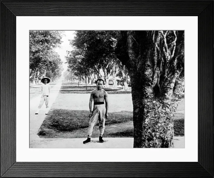 Framed Print : Shamian Island, Canton, China, early 1900s Framed Print : Shamian Island, Canton, China, early 1900s