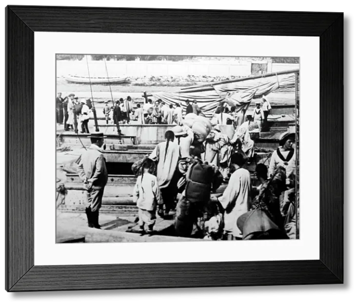 Framed Print : Refugees from the Boxer Uprising, Tianjin, China Framed Print : Refugees from the Boxer Uprising, Tianjin, China