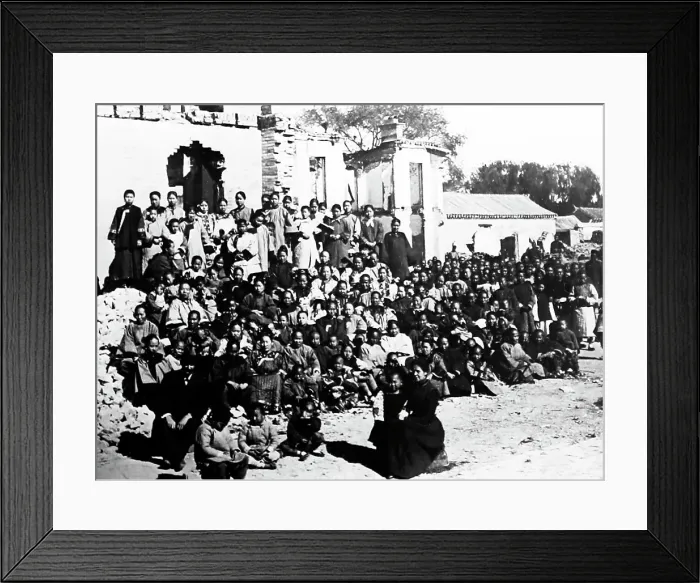 Framed Print : Miss Smith, heroine of seige of Legation Quarter, Peking Framed Print : Miss Smith, heroine of seige of Legation Quarter, Peking