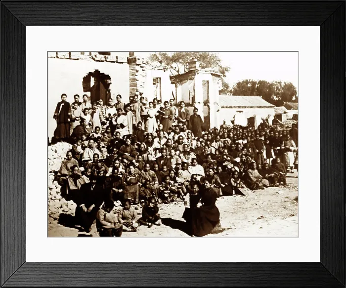 Framed Print : Miss Smith, heroine of seige of Legation Quarter, Peking Framed Print : Miss Smith, heroine of seige of Legation Quarter, Peking
