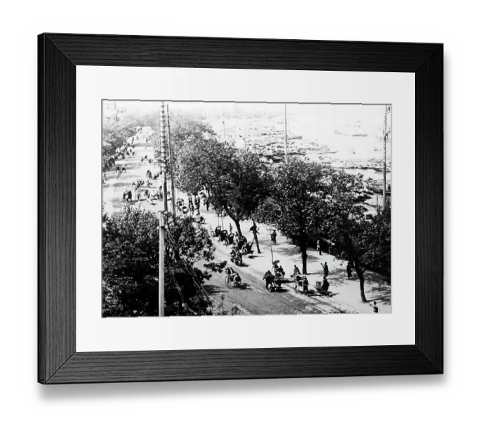 Framed Print : Huangpu River, China, early 1900s Framed Print : Huangpu River, China, early 1900s