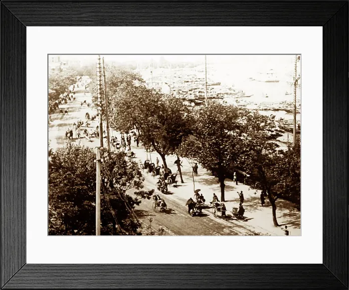 Framed Print : Huangpu River, China, early 1900s Framed Print : Huangpu River, China, early 1900s