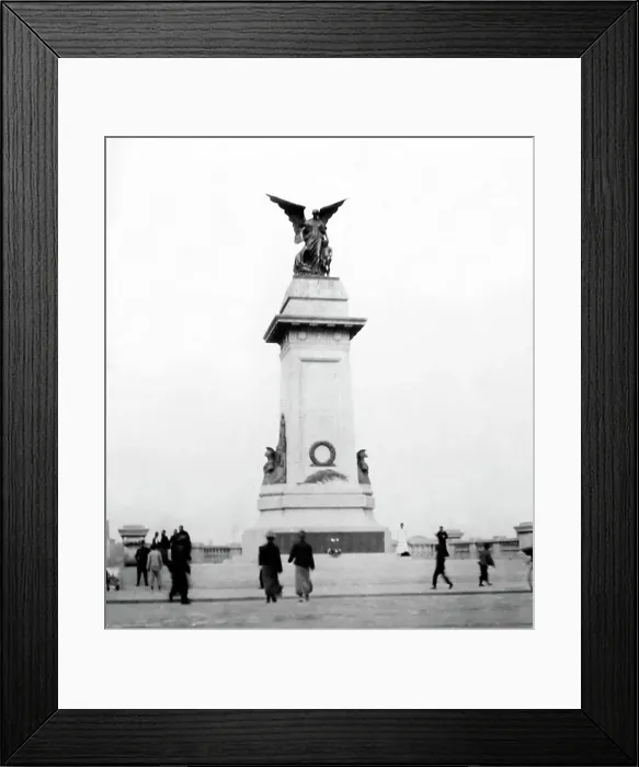 Framed Print : War Memorial, Shanghai, China, early 1900s Framed Print : War Memorial, Shanghai, China, early 1900s