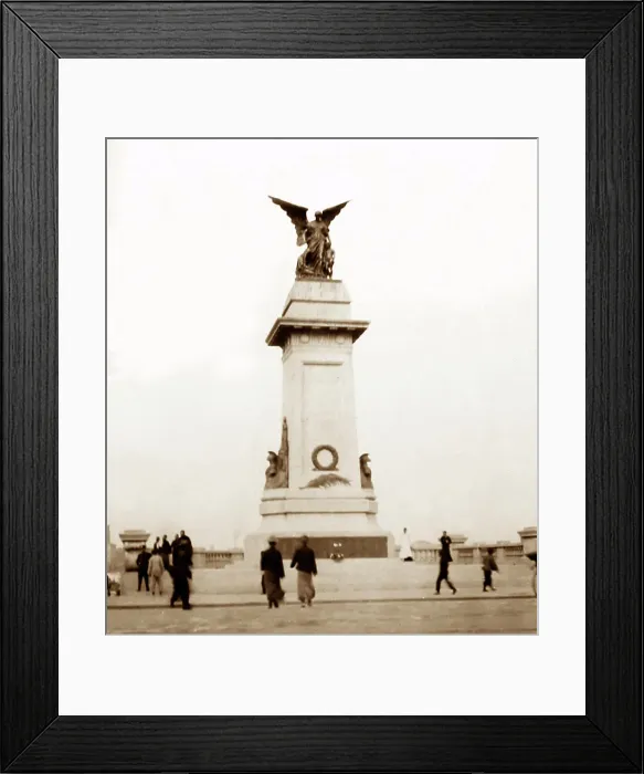 Framed Print : War Memorial, Shanghai, China, early 1900s Framed Print : War Memorial, Shanghai, China, early 1900s