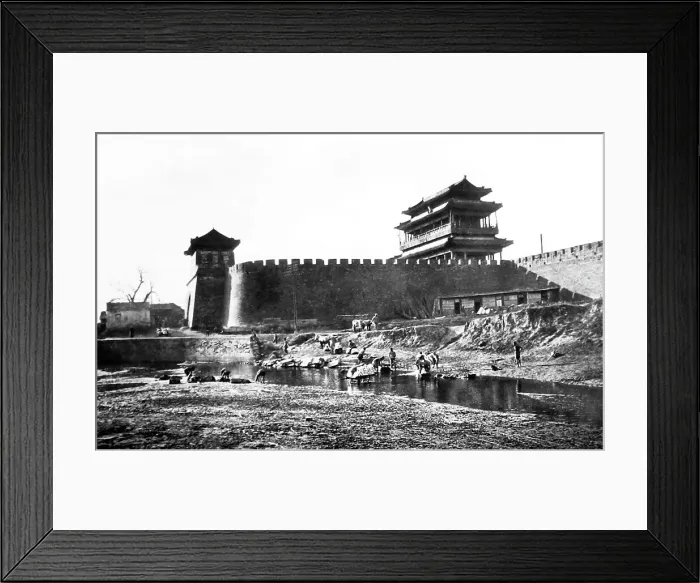 Framed Print : Yung Ting Men, Beijing, China, early 1900s Framed Print : Yung Ting Men, Beijing, China, early 1900s