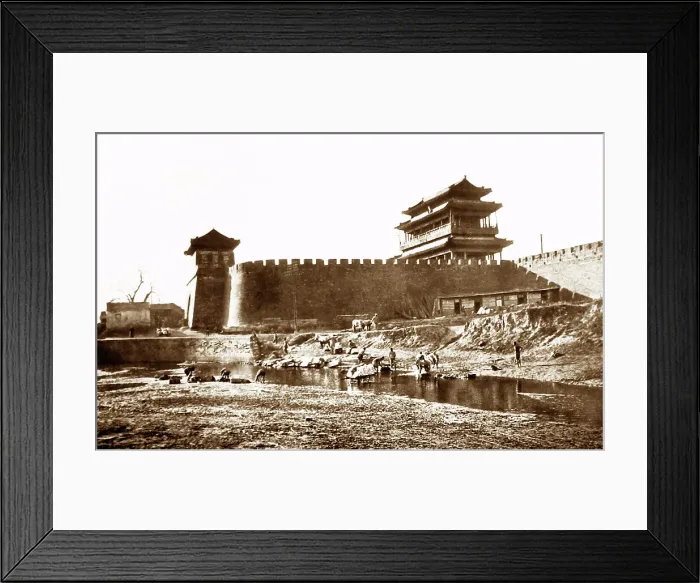 Framed Print : Yung Ting Men, Beijing, China, early 1900s Framed Print : Yung Ting Men, Beijing, China, early 1900s