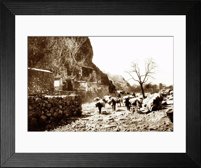 Framed Print : The Nankou Pass, Beijing, China, early 1900s Framed Print : The Nankou Pass, Beijing, China, early 1900s