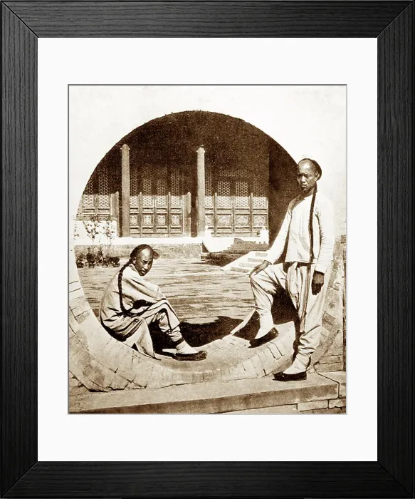 Framed Print : Temple of Ten Thousand Buddhas, Hong Kong, China Framed Print : Temple of Ten Thousand Buddhas, Hong Kong, China