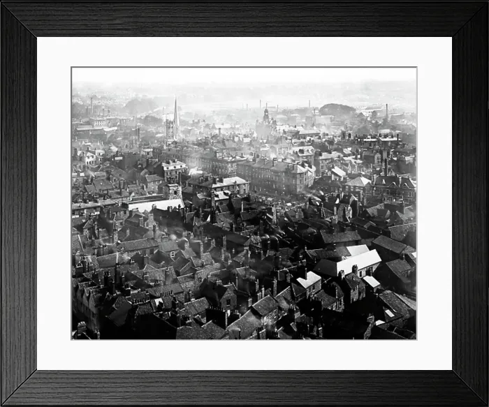 Framed Print : Panorama of York from the Minster, early 1900s Framed Print : Panorama of York from the Minster, early 1900s