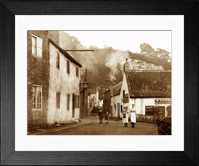 Framed Print : Abbey Road, Knaresborough, early 1900s Framed Print : Abbey Road, Knaresborough, early 1900s