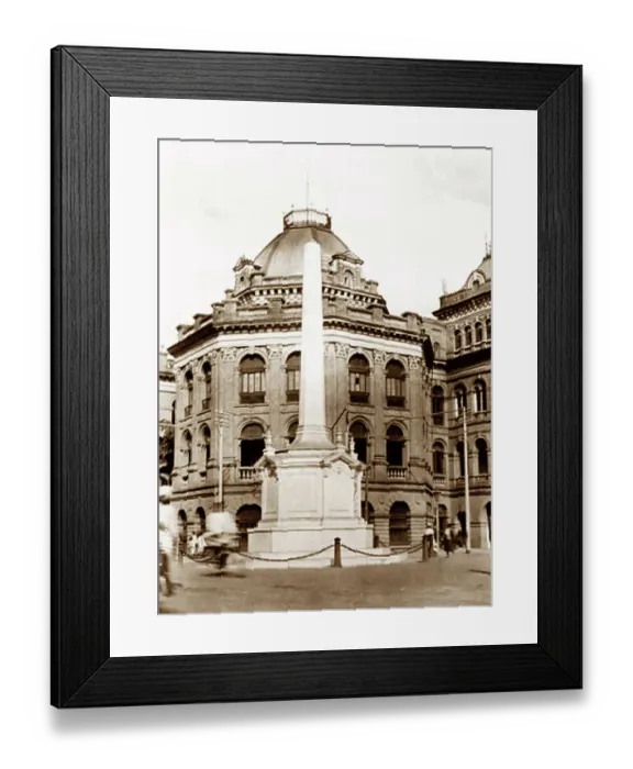 Framed Print : Calcutta Black Hole Memorial, India, early 1900s Framed Print : Calcutta Black Hole Memorial, India, early 1900s