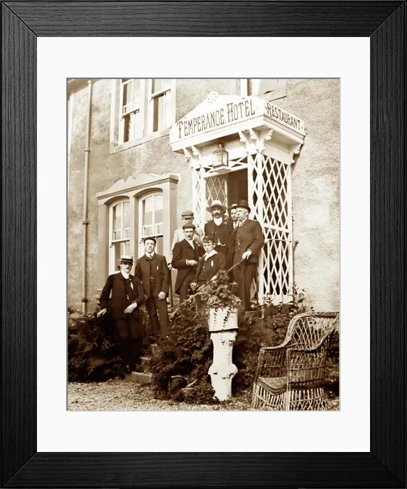 Framed Print : A Temperance hotel, England, early 1900s Framed Print : A Temperance hotel, England, early 1900s