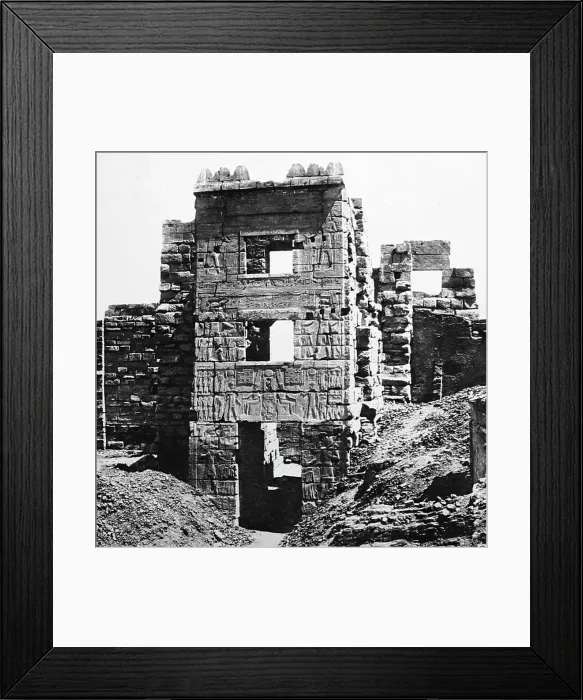 Framed Print : Medinet Habu, Egypt, Victorian period Framed Print : Medinet Habu, Egypt, Victorian period
