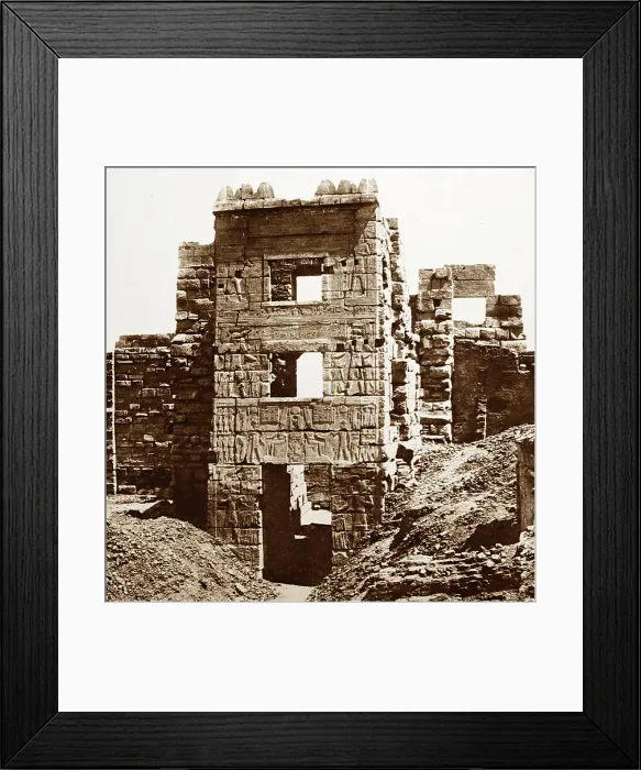 Framed Print : Medinet Habu, Egypt, Victorian period Framed Print : Medinet Habu, Egypt, Victorian period