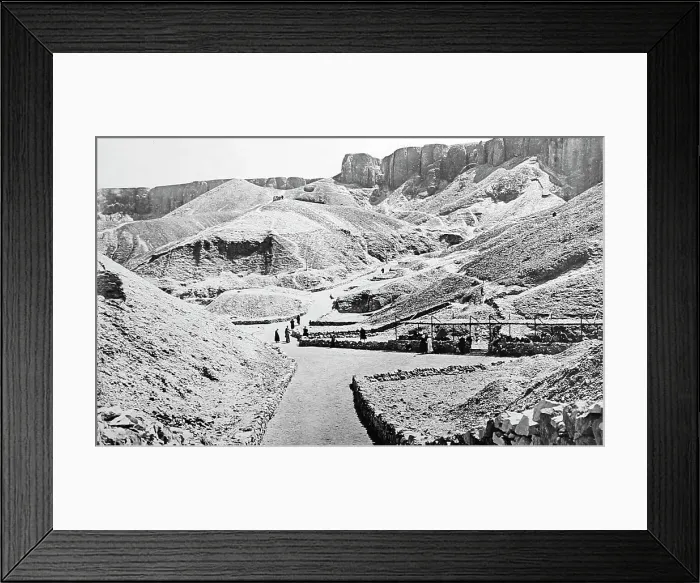 Framed Print : Valley of the Tombs, Egypt, Victorian period Framed Print : Valley of the Tombs, Egypt, Victorian period