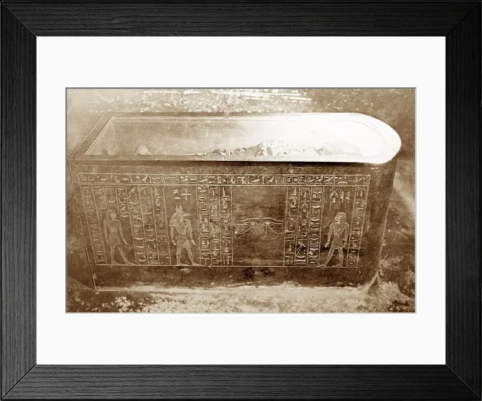 Framed Print : Sarcophagus of Ramesses I, Egypt, Victorian period Framed Print : Sarcophagus of Ramesses I, Egypt, Victorian period