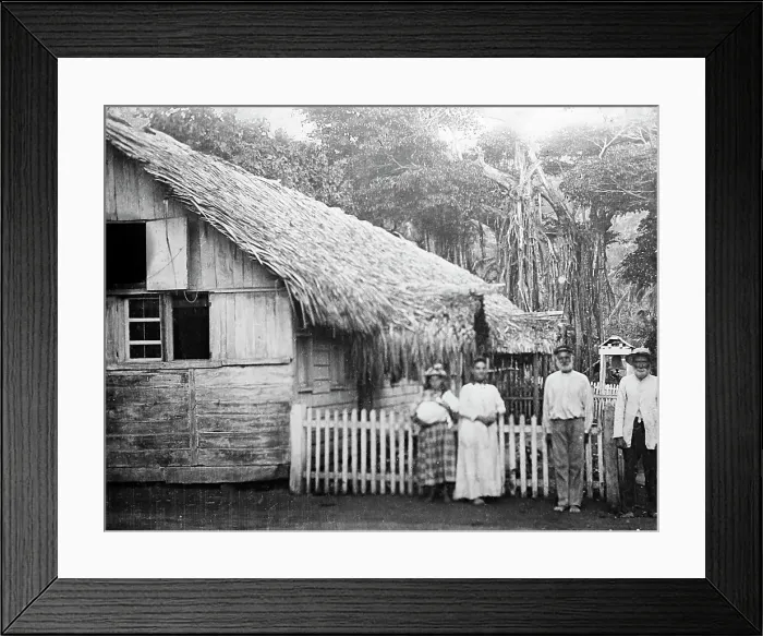 Framed Print : The Schoolhouse, Pitcairn Island, Victorian period Framed Print : The Schoolhouse, Pitcairn Island, Victorian period