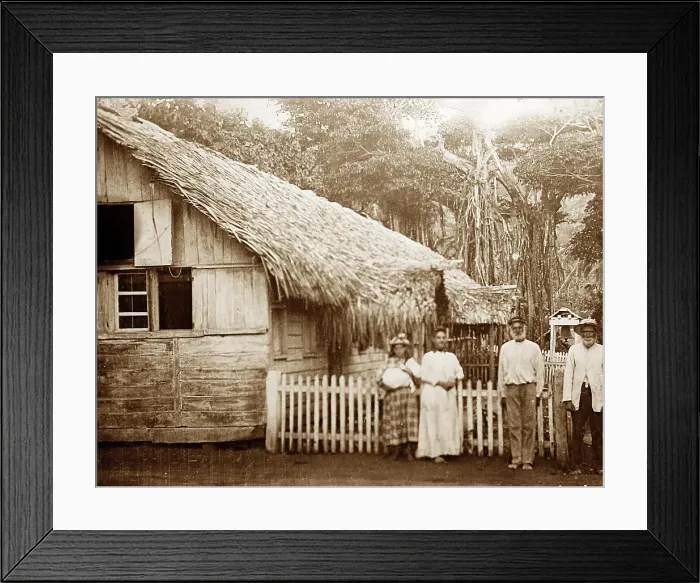 Framed Print : The Schoolhouse, Pitcairn Island, Victorian period Framed Print : The Schoolhouse, Pitcairn Island, Victorian period