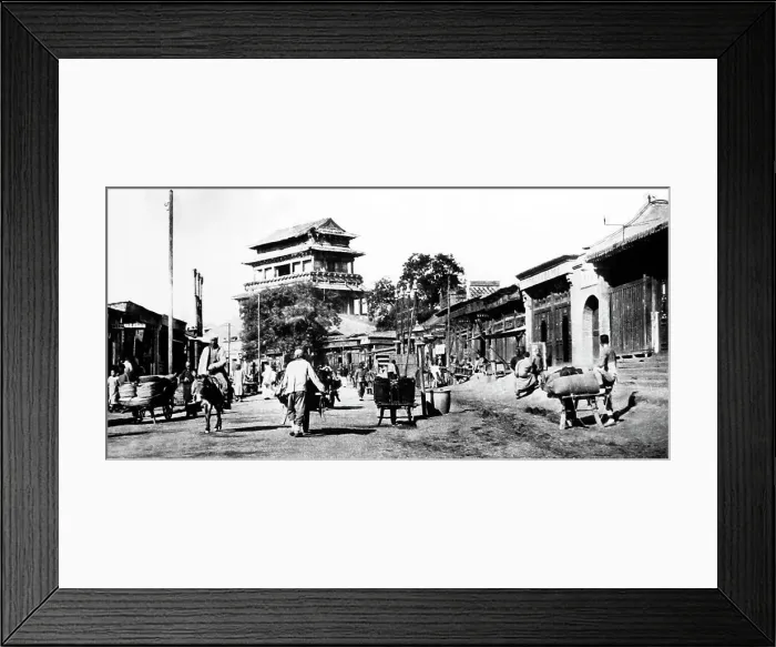 Framed Print : Gate of Victory, Beijing, China, early 1900s Framed Print : Gate of Victory, Beijing, China, early 1900s