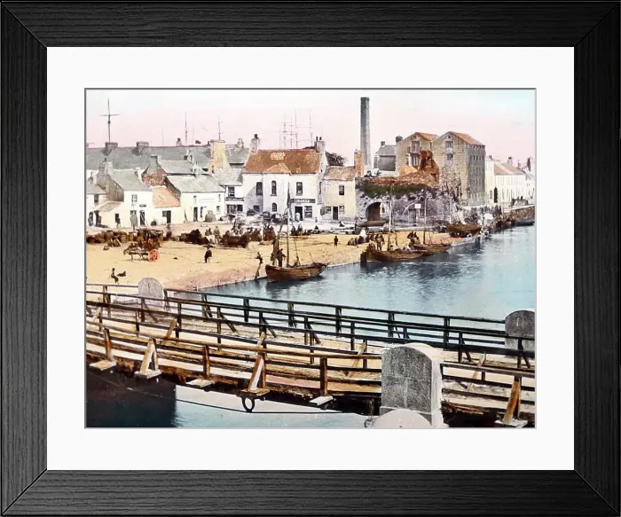 Framed Print : Fish Market, Galway, Ireland, Victorian period Framed Print : Fish Market, Galway, Ireland, Victorian period