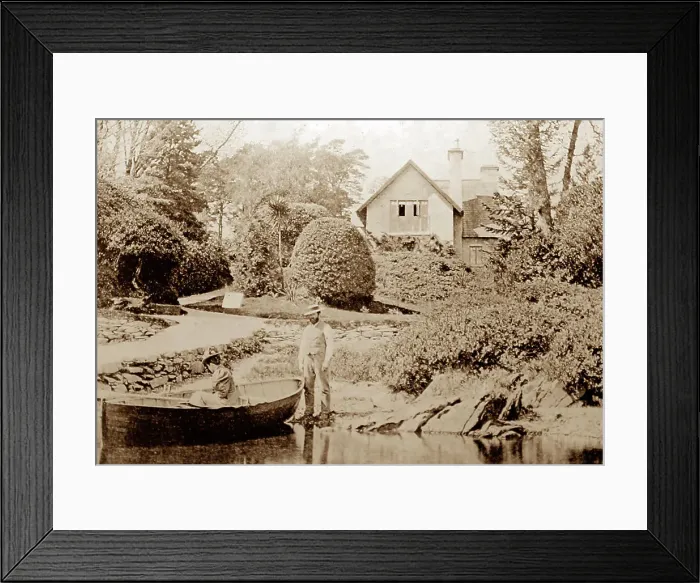 Framed Print : Dinis Cottage, Killarney, Ireland, Victorian period Framed Print : Dinis Cottage, Killarney, Ireland, Victorian period
