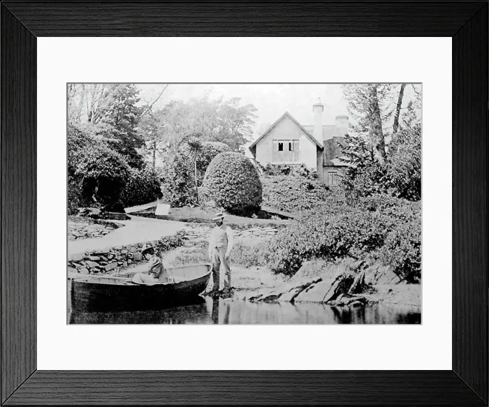Framed Print : Dinis Cottage, Killarney, Ireland, Victorian period Framed Print : Dinis Cottage, Killarney, Ireland, Victorian period