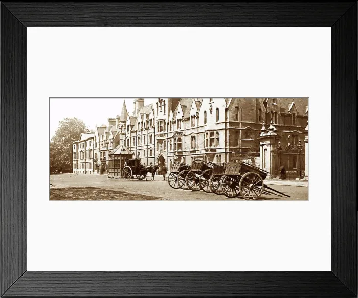Framed Print : Balliol College, Oxford, Victorian period Framed Print : Balliol College, Oxford, Victorian period