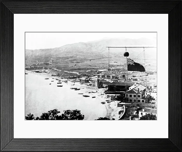 Framed Print : Panorama of Yantai, China, early 1900s Framed Print : Panorama of Yantai, China, early 1900s