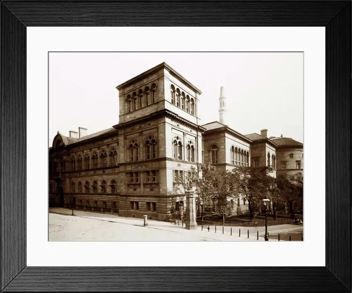 Framed Print : Medical School, Edinburgh, Scotland, Victorian period