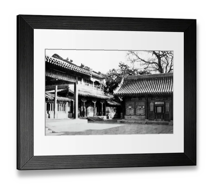 Framed Print : Palace, Ying Tai Island, China, early 1900s Framed Print : Palace, Ying Tai Island, China, early 1900s