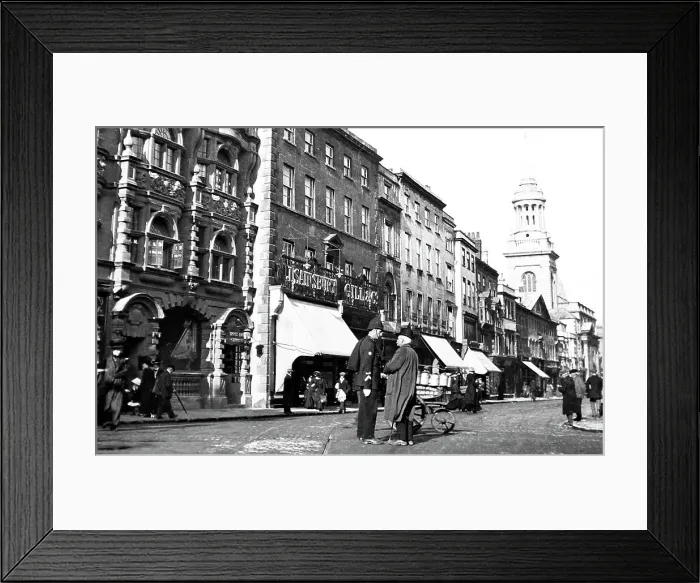 Framed Print : High Street, Oxford, early 1900s Framed Print : High Street, Oxford, early 1900s