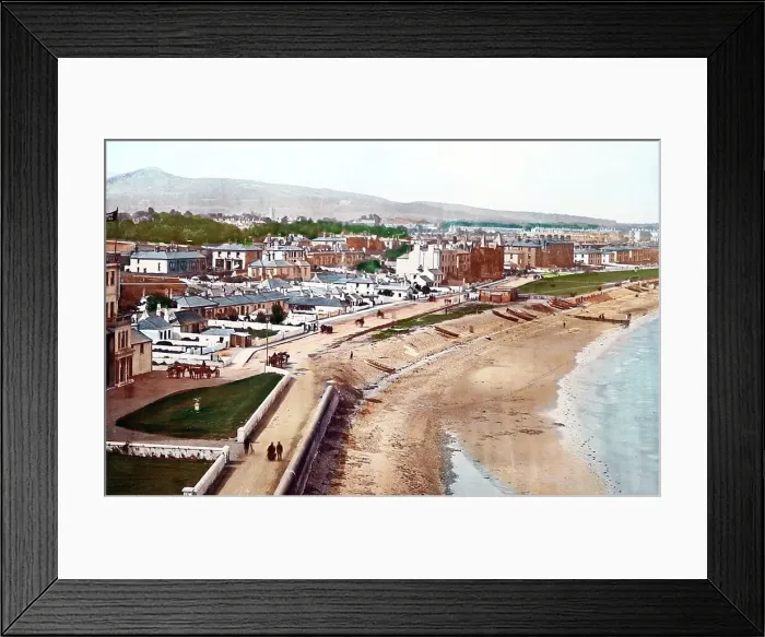 Framed Print : Bray Promenade, Ireland, Victorian period Framed Print : Bray Promenade, Ireland, Victorian period