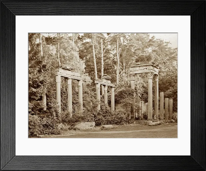 Framed Print : Virginia Water, River Thames, Victorian period Framed Print : Virginia Water, River Thames, Victorian period
