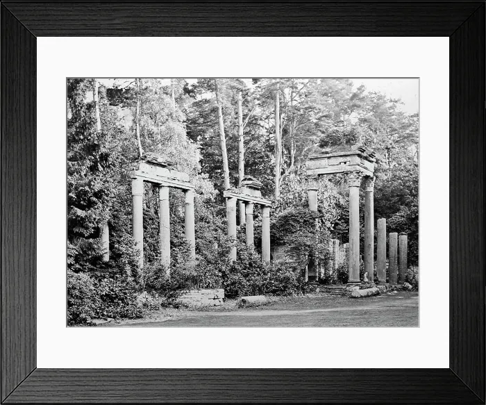 Framed Print : Virginia Water, River Thames, Victorian period Framed Print : Virginia Water, River Thames, Victorian period